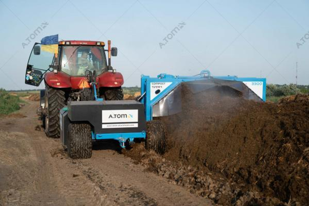 Ворошитель для получения компоста 3,3 м - AТOM 3300