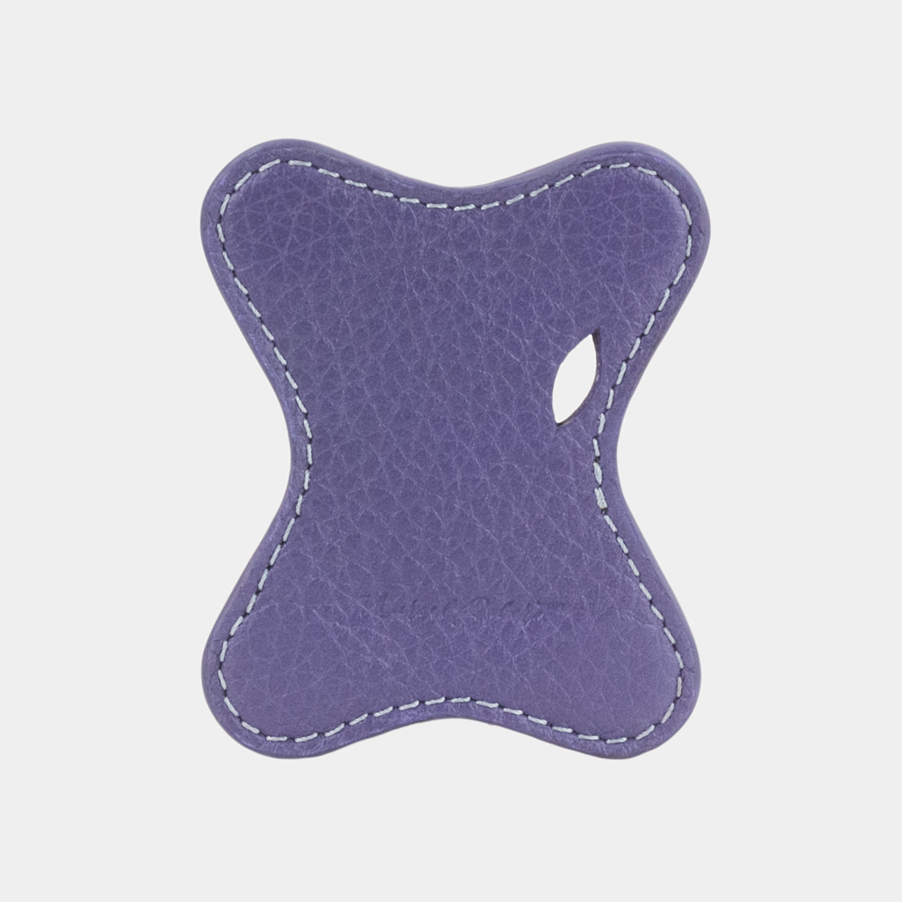 Держатель для наушников Papillon из кожи теленка, цвета сирени