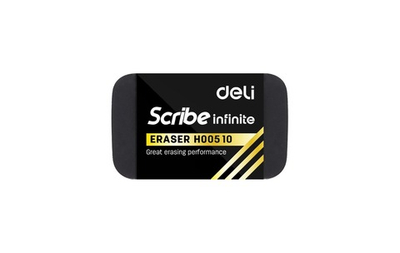 Ластик Deli Scribe Infinite 20x10x40мм черный EH00510