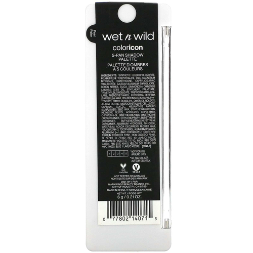 wet n wild, Color Icon, палитра теней из 5 оттенков, 1114071 камуфляж, 6 г (0,21 унции)