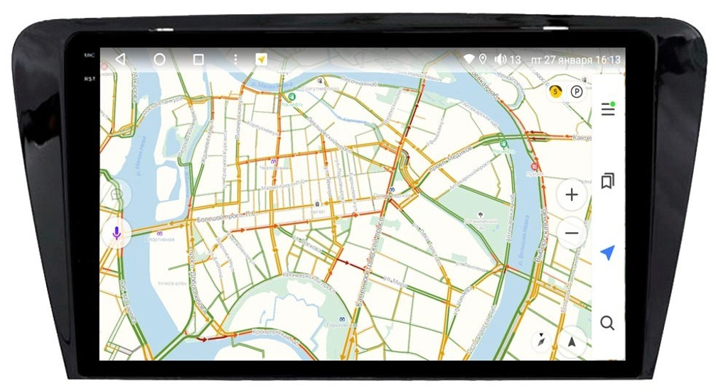 Магнитола для Skoda Octavia A7 2013-2020 - Vaycar VA65-0483-2K на Android 13, 8-ядер, 2K QLED, ТОП процессор, CarPlay, 4G SIM-слот