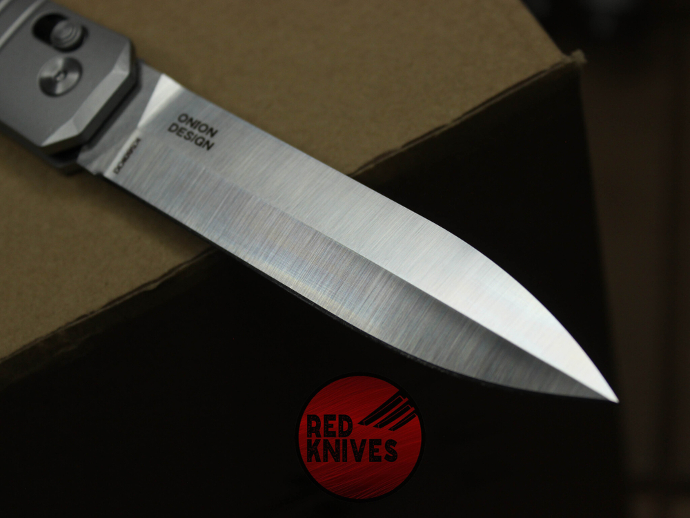 Нож CRKT Redemption Crossbar Lock - кинжальный клинок, сатин