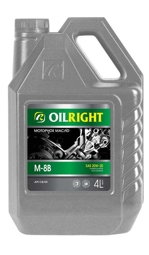 Масло Oil Right М 8В автол 4л
