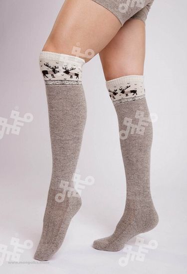 Гольфы из 100% монгольской шерсти