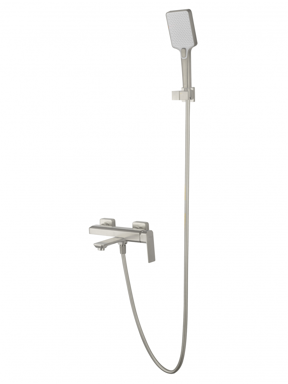 Смеситель для ванны с душем WONZON & WOGHAND DIAMOND, Брашированный никель (WW-88639011-BN)