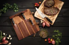 Кожаный чехол (скрутка) для ножей, Napoleon
