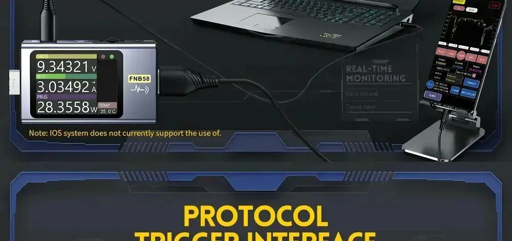 Тестер USB Fnirsi FNB58 Bluetooth