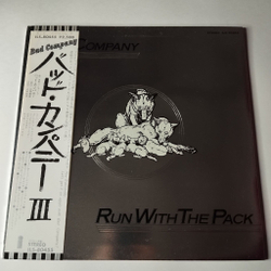 Винтажная виниловая пластинка LP Bad Company Run With The Pack (Japan 1976) (Obi) Love Me Somebody