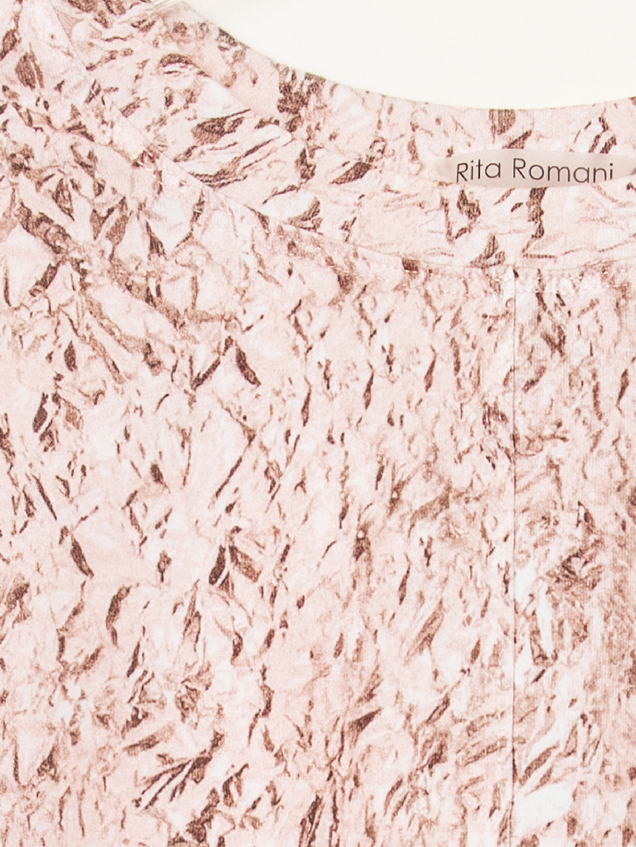 80029-2 Футболка Pink Gold укороченная из мягкого хлопка
