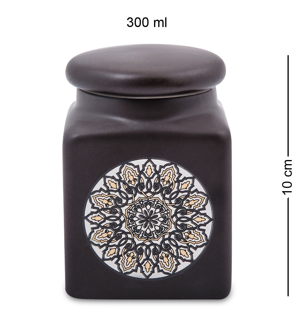 TJ-11/4 Керамическая банка мал. с крышкой