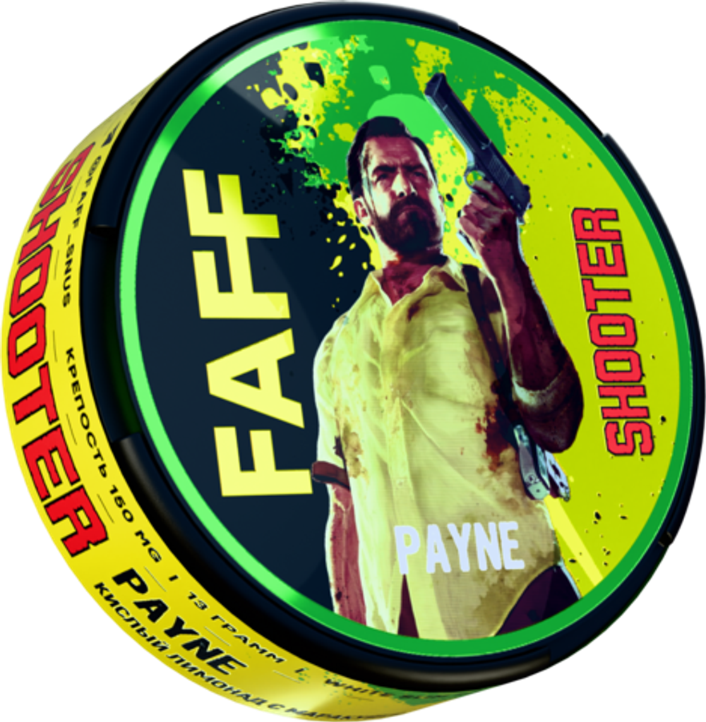 SHOOTER BY FAFF PAYNE (150 МГ) - КИСЛЫЙ ЛИМОНАД С МАРАКУЙЕЙ