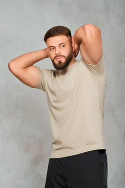 Футболка LEGENDA 3D Logo бежевая