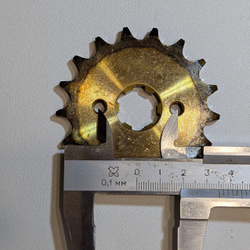 - Звезда ведущая для мопеда, питбайка 428-17 20мм