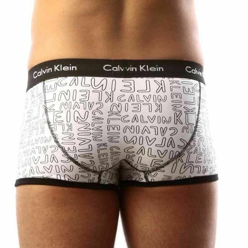 Мужские трусы хипсы Calvin Klein 365 print Black CK