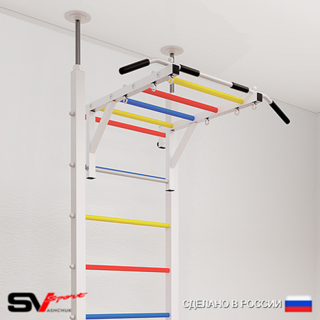 Шведские стенки Sv Sport враспор с турником Рукоход