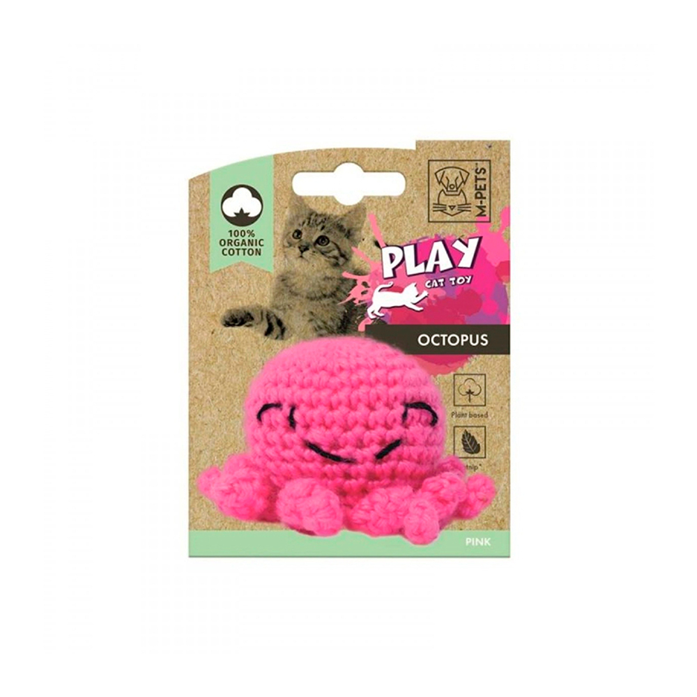 Игрушка M-PETS PLAY "Осьминог"с кошачьей мятой  для кошек