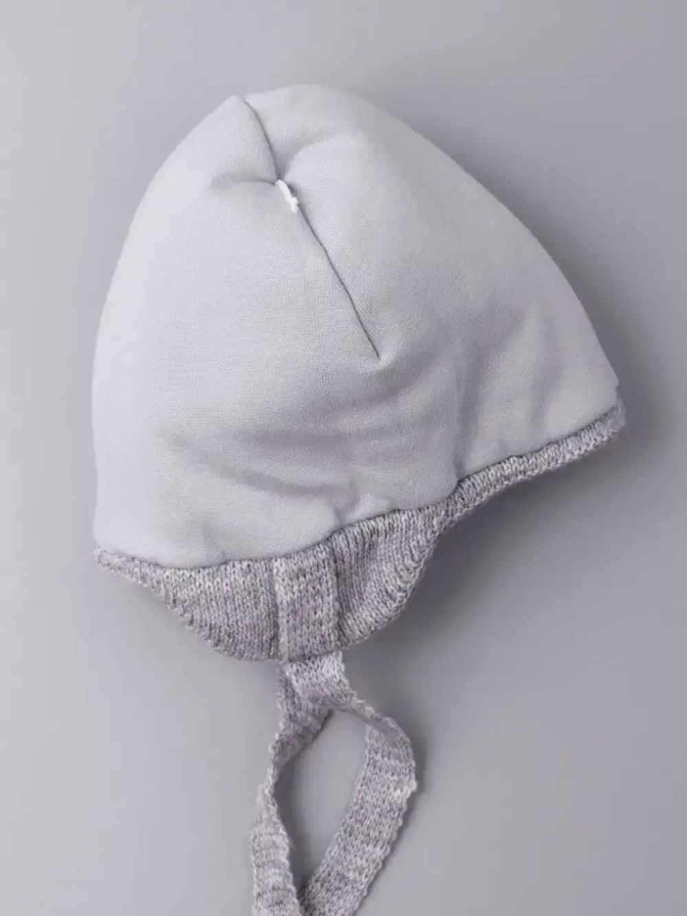 Шапка детская зимняя вязаная с ушками