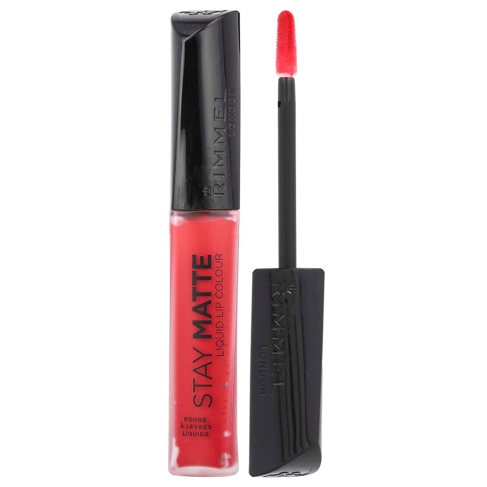 Rimmel London, Stay Matte, жидкая помада, 500 Fire Starter, 6,5 мл (0,21 жидк. унц.)