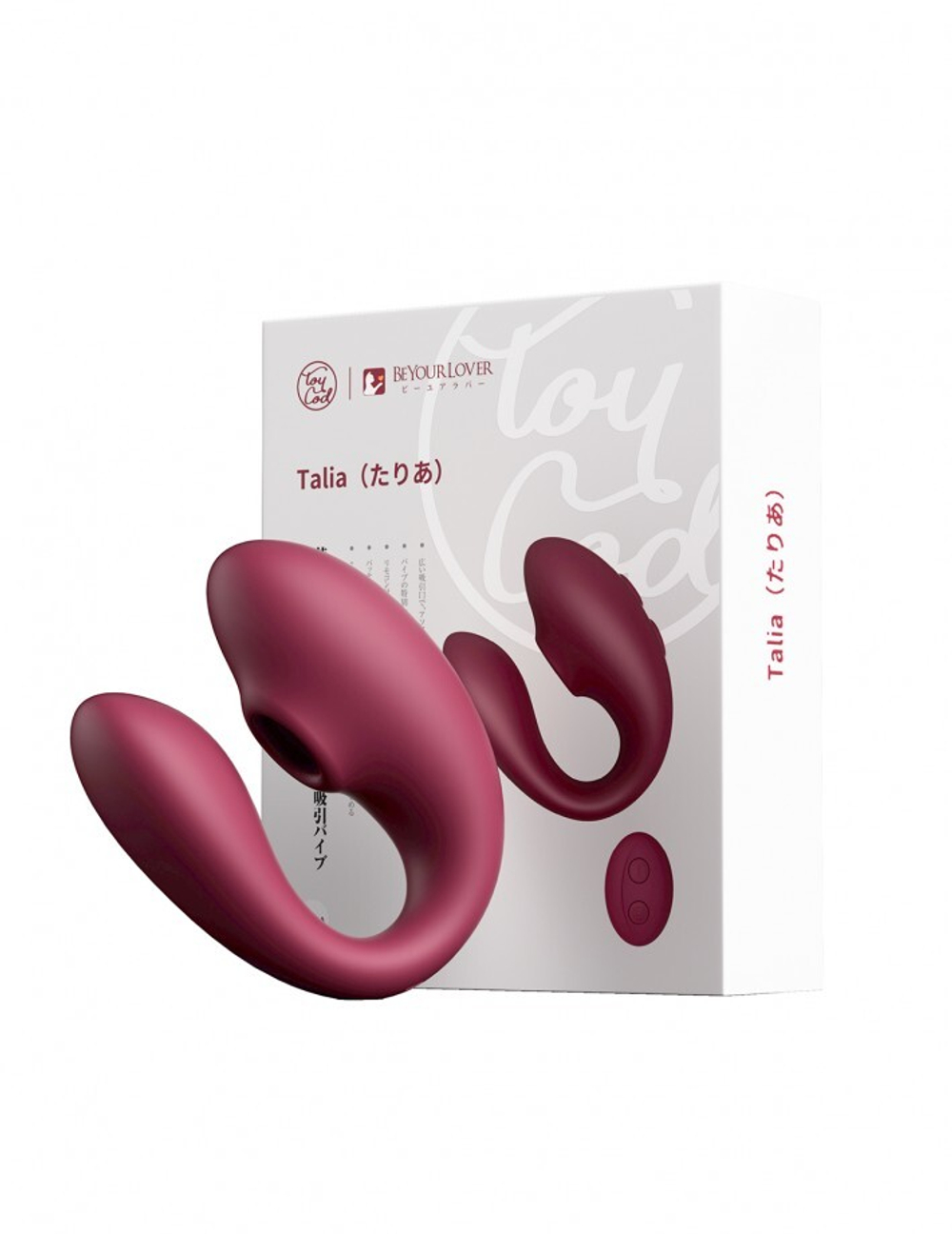 BeYourLover Talia - Вакуумный вибростимулятор для пар с пультом управления
