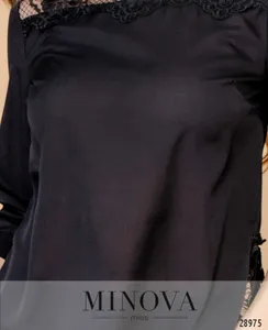 Блуза 4097-черный Minova
