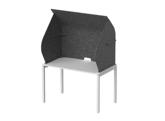 Кабина-капсула с фигурными боковыми стенками 98х72х140