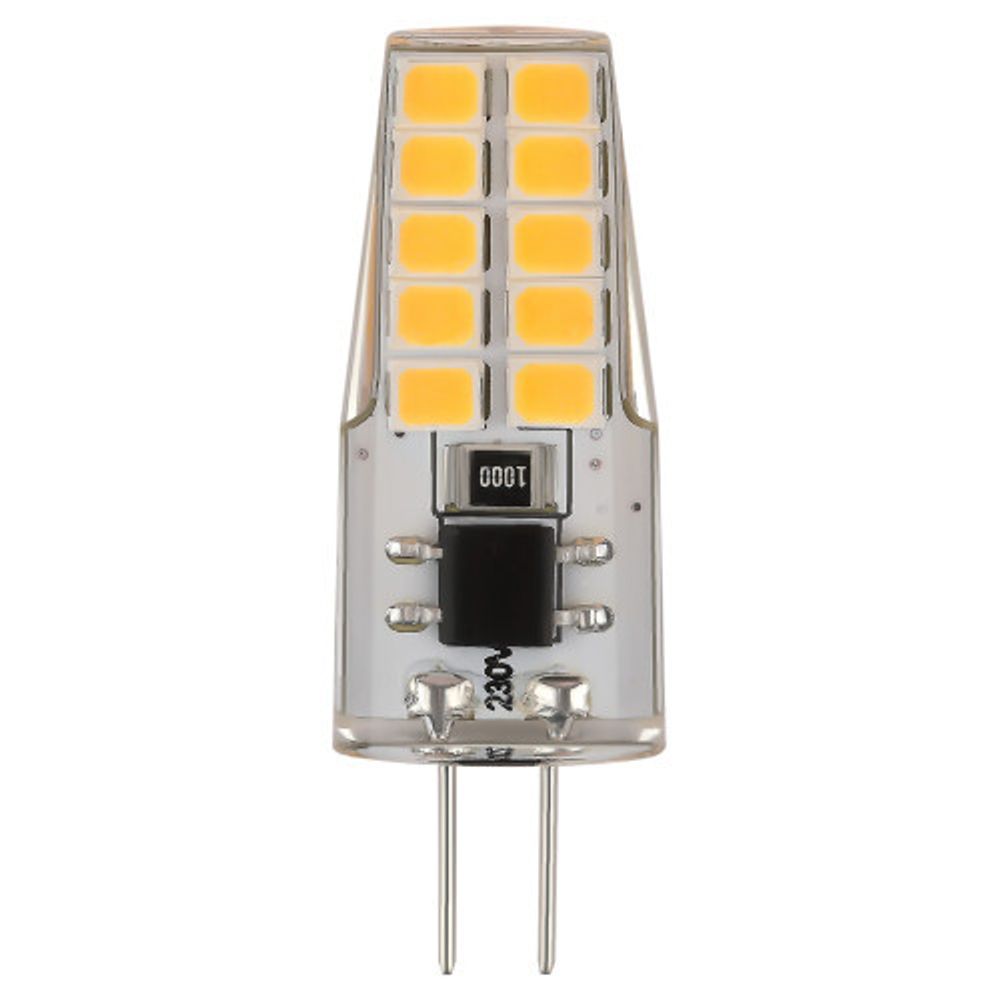Лампочка светодиодная ЭРА STD LED-JC-2,5W-220V-SLC-827-G4 G4 2,5Вт силикон капсула теплый белый свет