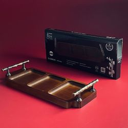 Lenardi 235-069 Доска сервировочная 30*12см TROPICAL в под.уп.(х24)Бамбук