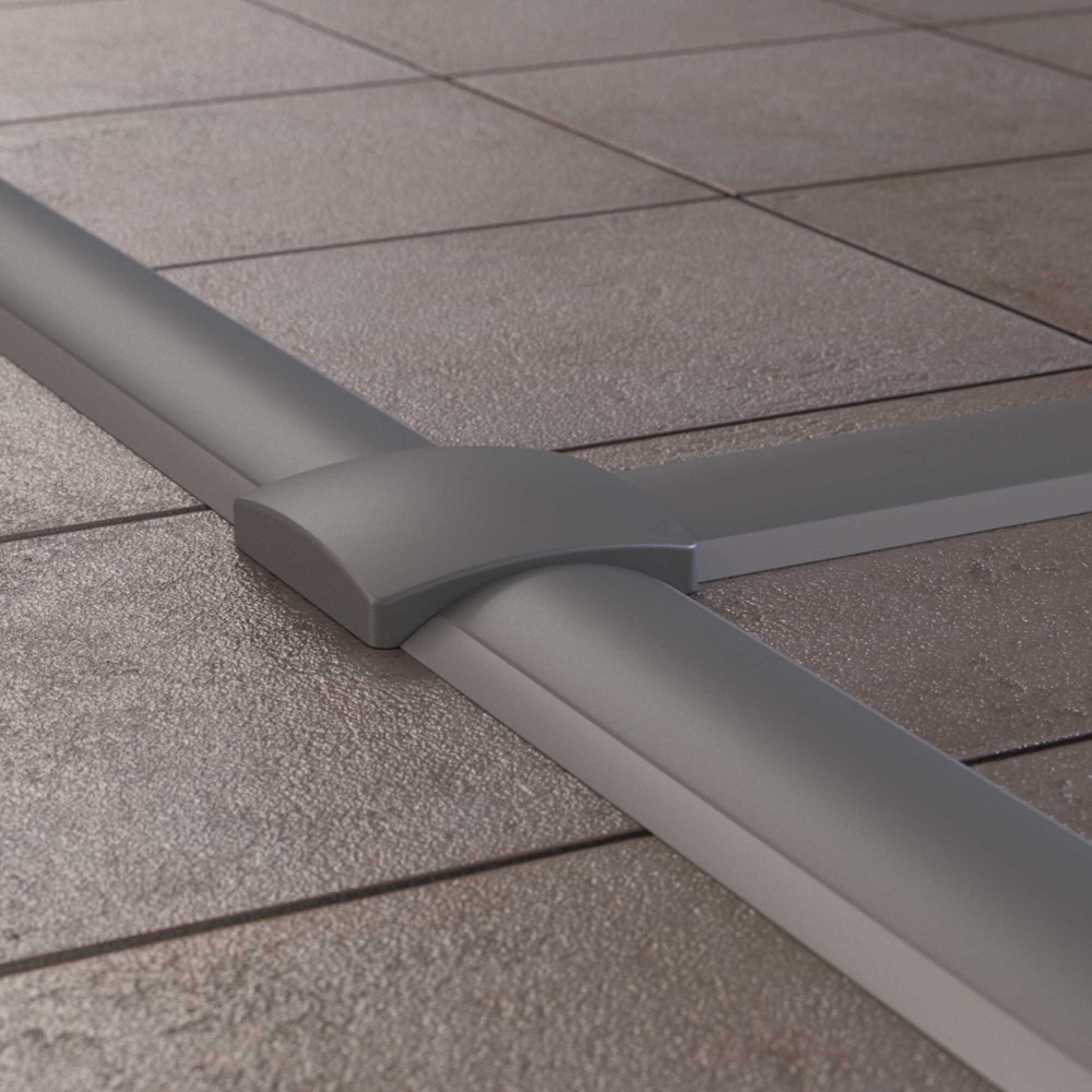 Напольный канал 75x17 мм CSP-F, серый