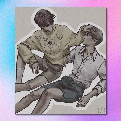 Арт принт / igyx_art / STRAY KIDS / you're my best view