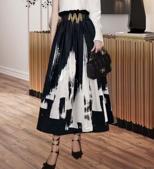 Юбка с карманами