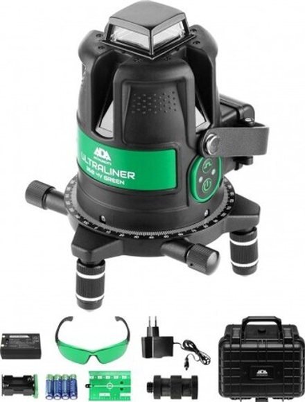 Лазерный уровень ADA ULTRALINER 360 4V green А00540