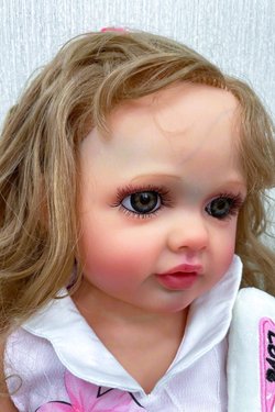 УЦЕНКА Кукла Реборн виниловая 55см в пакете (FA-055)