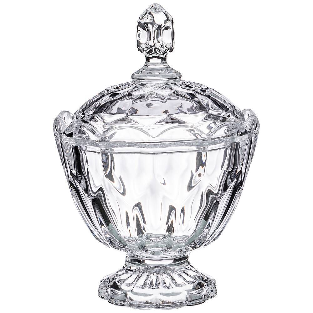 БАНКА ДЛЯ ВАРЕНЬЯ С КРЫШКОЙ 300 МЛ. 11*11 СМ. ВЫСОТА=16 СМ. КОЛЛЕКЦИЯ "MUZA" (КОР=12ШТ.)