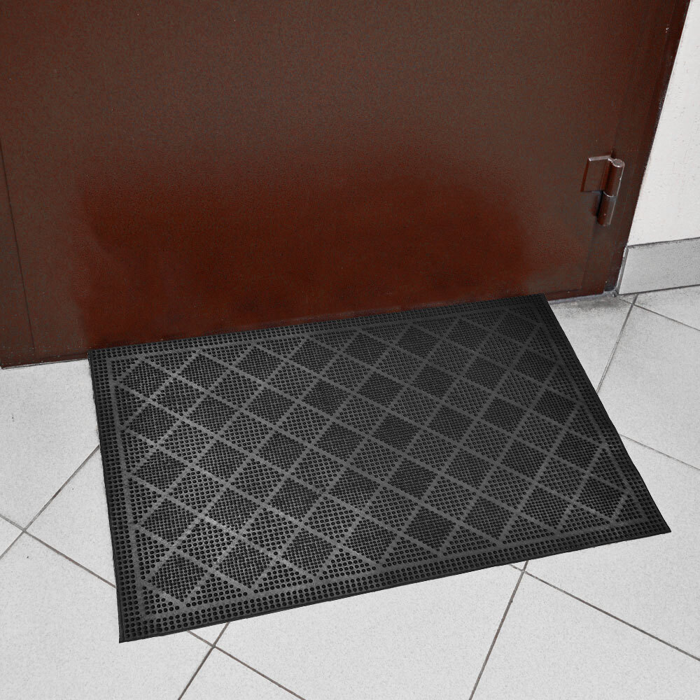 Коврик 40*60см придверный резиновый PIN MAT "Welcome"