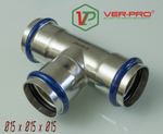 НЕРЖ Тройник  15*15*15  "VER-PRO"  (50/5шт)