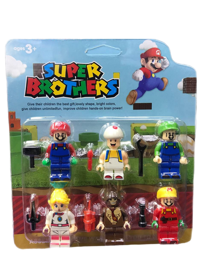 Набор фигурок из игры Super Mario 6 шт.