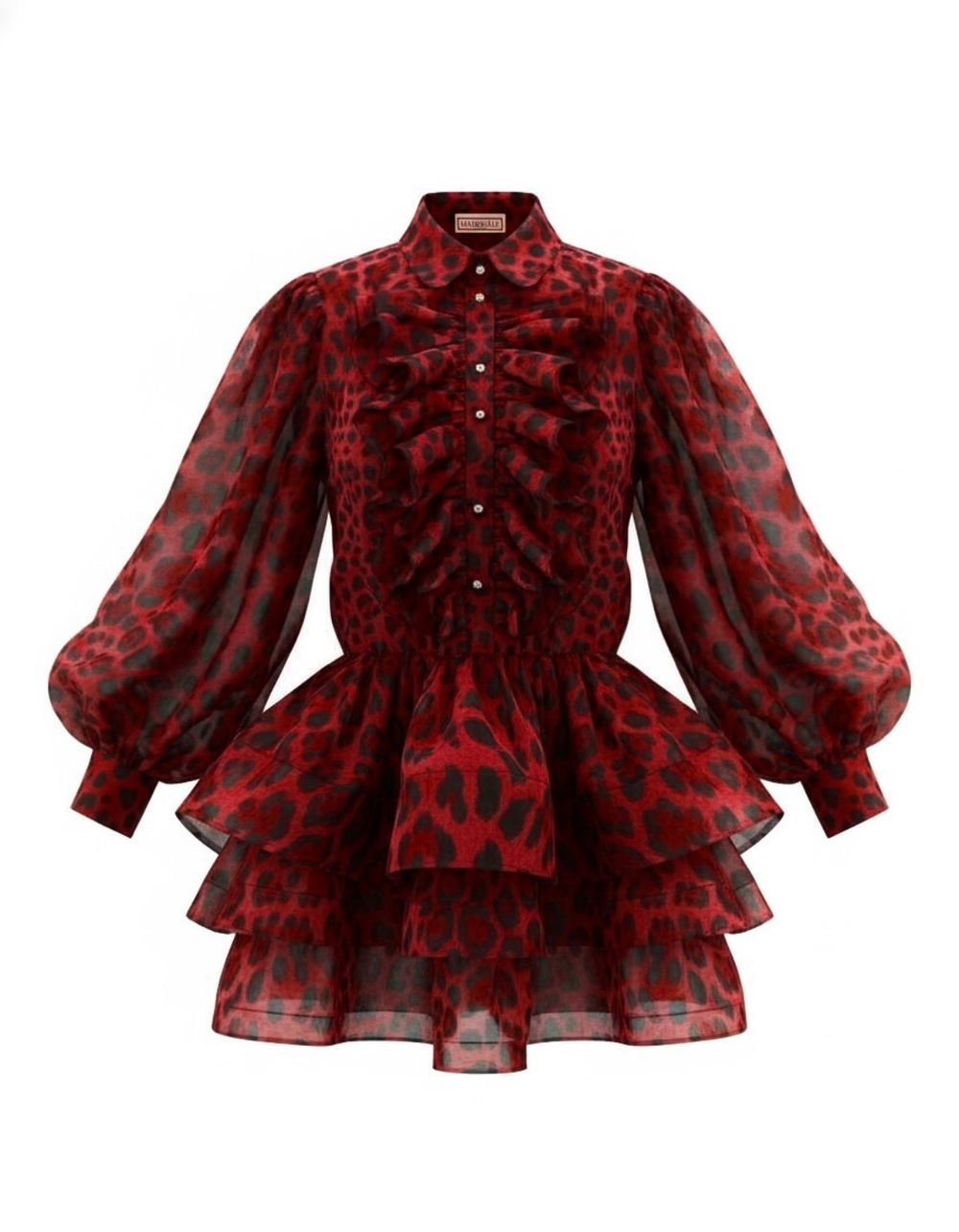 ПЛАТЬЕ МИНИ С АВТОРСКИМ ПРИНТОМ