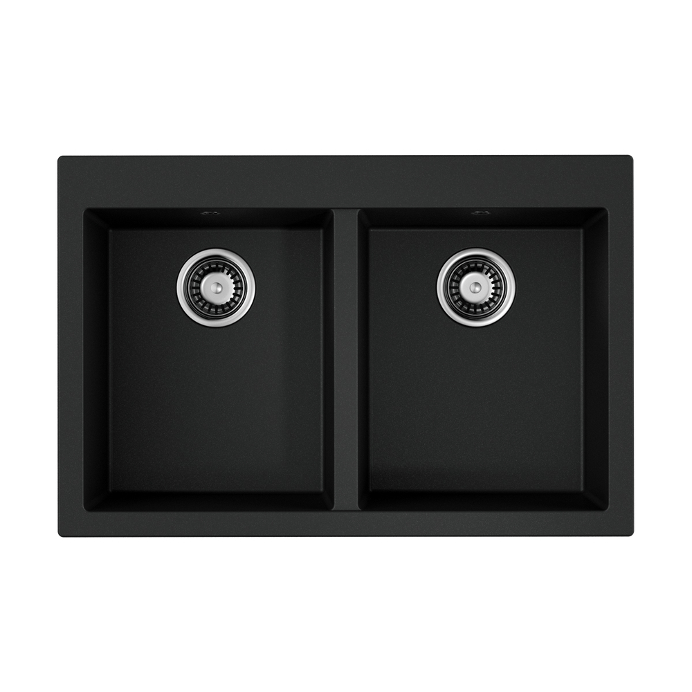 Мойка Omoikiri Bosen 80-2-BL Tetogranit | Черный