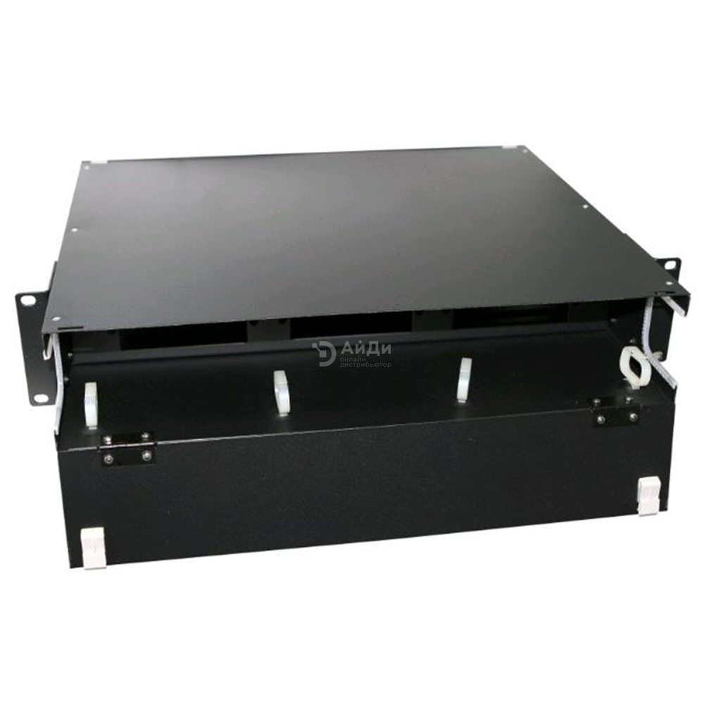 Коммутационная патч-панель Hyperline FO-19BX-2U-F0-6xSLT-W120H32-EMP