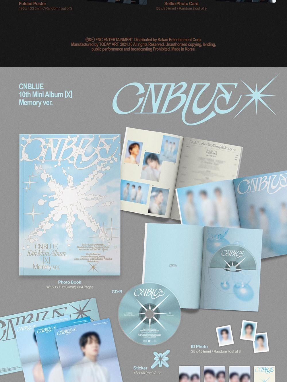 Альбом CNBLUE - X 10th Mini Album RANDOM Version