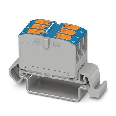 1019527 - PTVFIX 6X2,5-NS35A BU - Распределительный блок