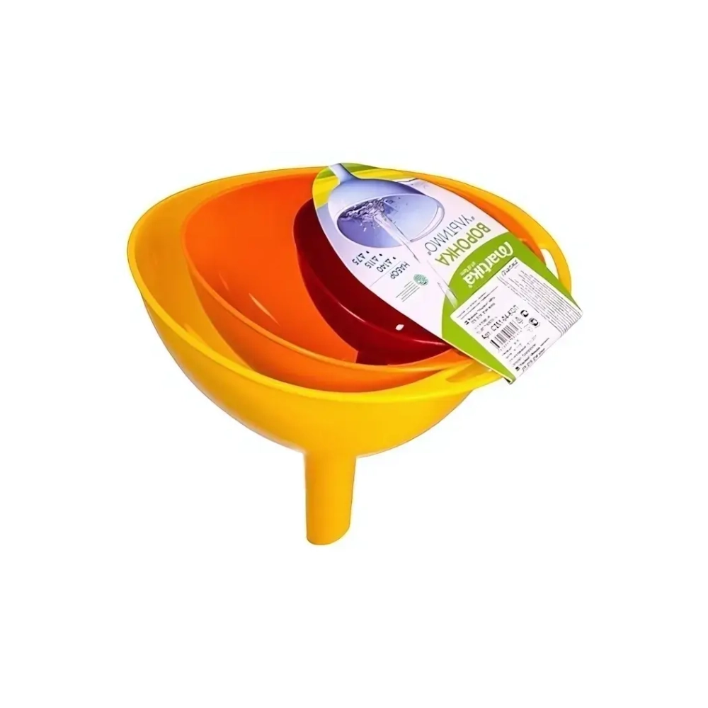 Воронка пластиковая «Ультимо» набор 3шт колор С251-04-КОЛ