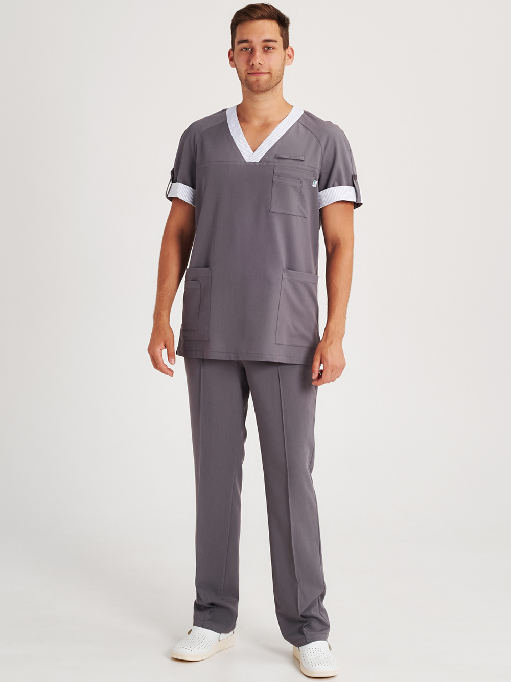 Костюм медицинский мужской Бл-510а+Б-108 от MediS.moda