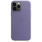 Кожаный чехол с поддержкой MagSafe Apple Leather Case для iPhone 13 Pro Max, Wisteria (Сиреневая глициния)