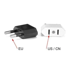 Адаптер переходник черный универсальный на евровилку, на евро розетку, для американской, китайской вилки