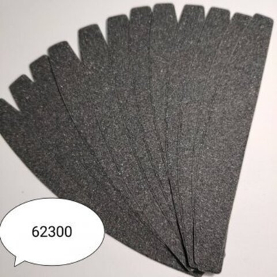 Сменные файлы без подложки SAGITTA 100 грит полукруглые (12 шт.) Арт.62300