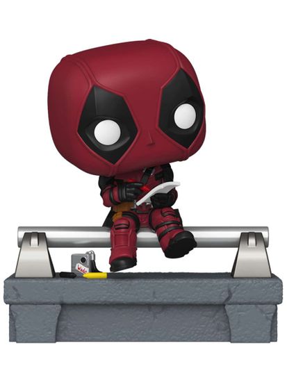 Фигурка Funko POP! Deluxe Bobble Marvel Deadpool Legacy Collection Deadpool on Bridge (1580) 80848 / Фигурка Фанко ПОП! по мотивам вселенной "Марвел", Дэдпул