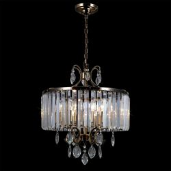 Citilux Инга CL335163 Люстра подвесная хрустальная Бронза