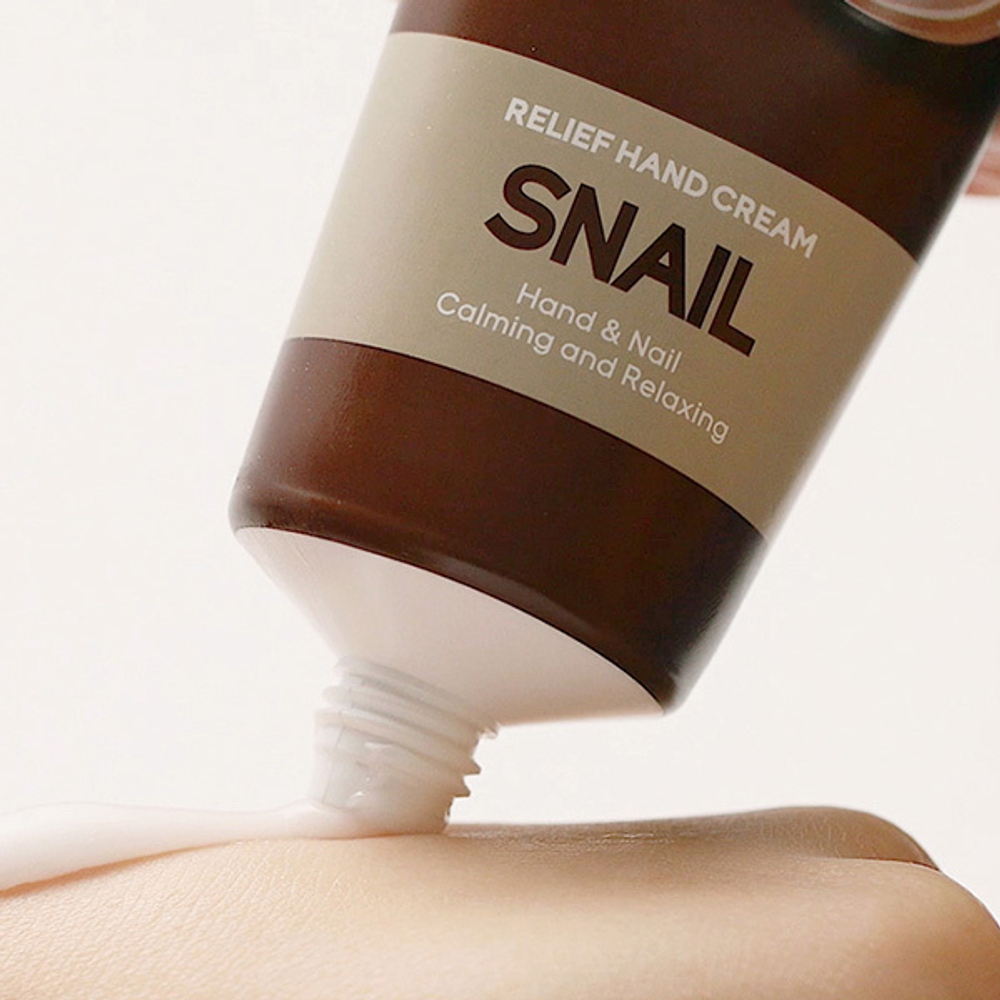 Крем для рук с Муцином улитки Tenzero Relief Hand Cream Snail 100г