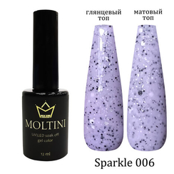Гель-лак Moltini “Sparkle” 006, 12 ml